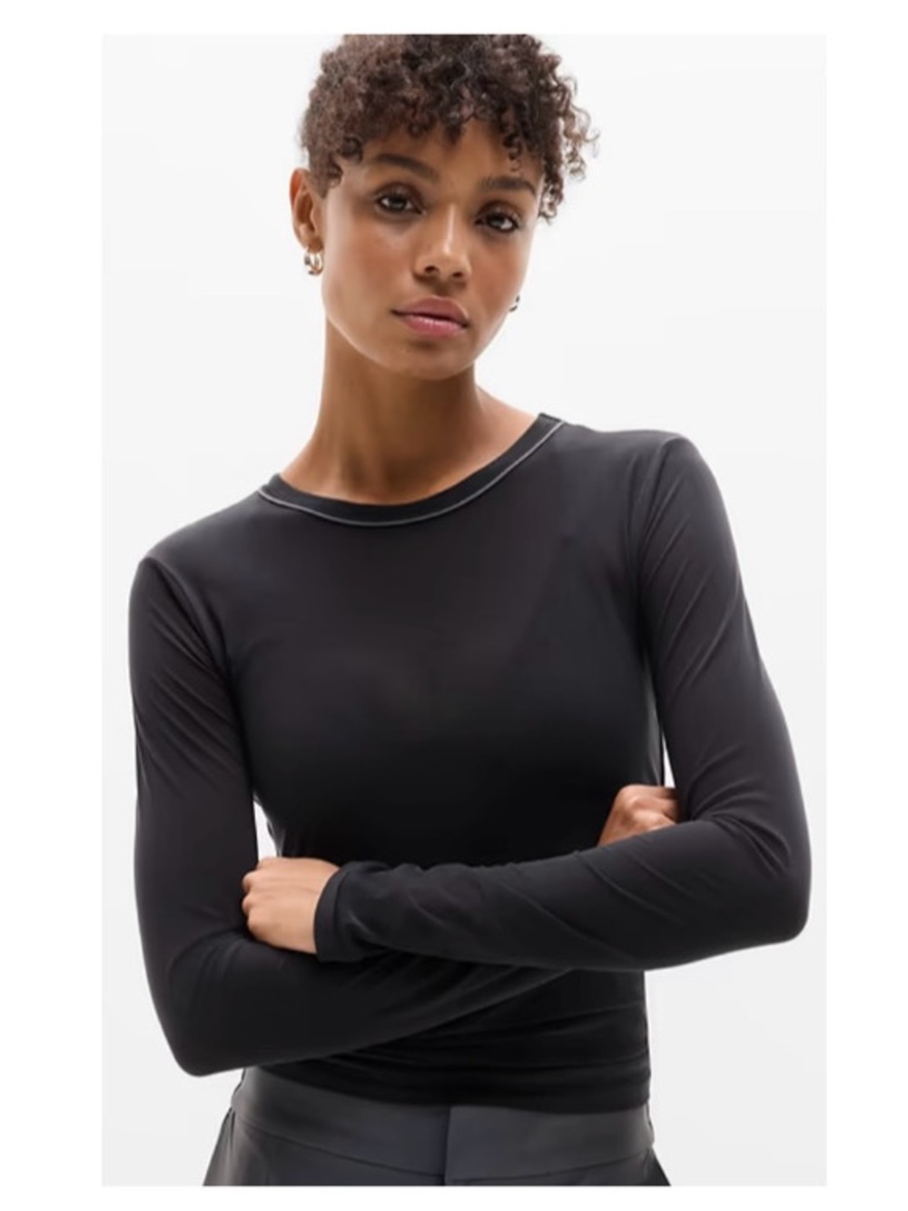 Athleta Sheer Mesh Top Women’s Large